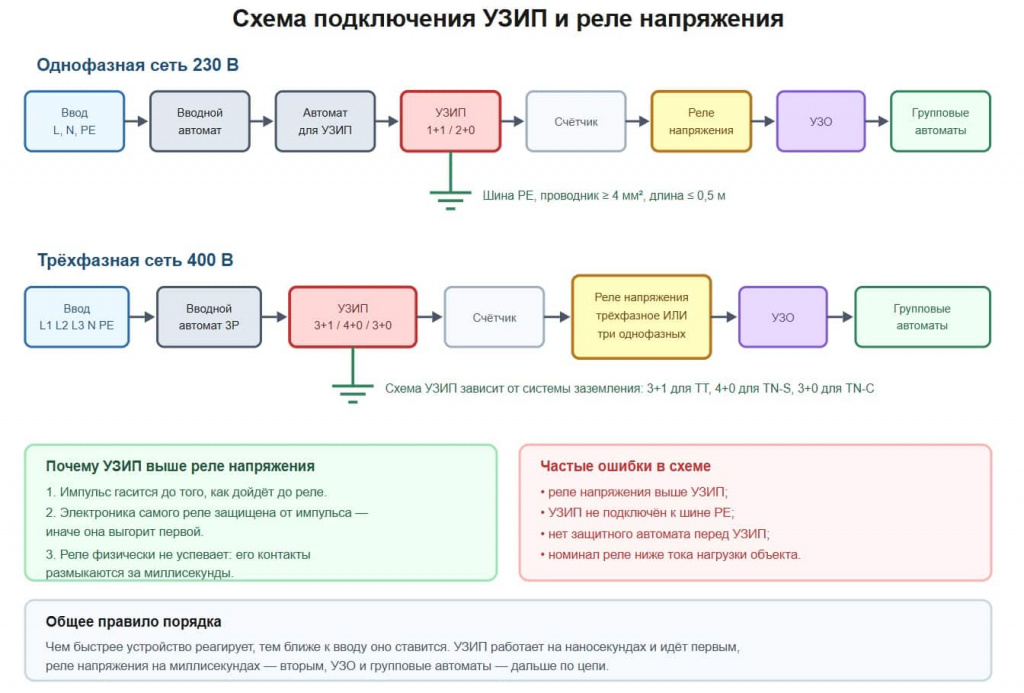 Что лучше — УЗИП или реле напряжения