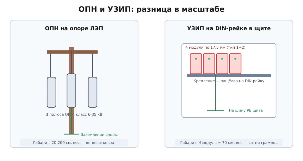 УЗИП и ОПН отличие