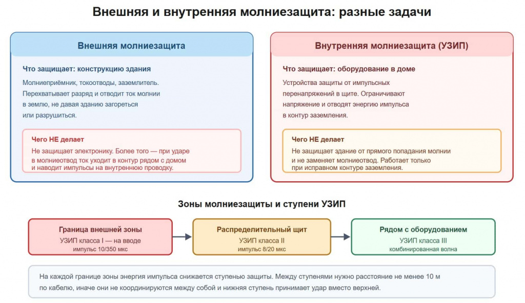 Почему громоотвод не спасает технику, а иногда вредит ей