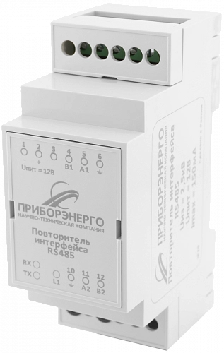 Повторитель интерфейса RS485 (Исполнение 12В) купить в интернет-магазине ООО «НТК Приборэнерго»