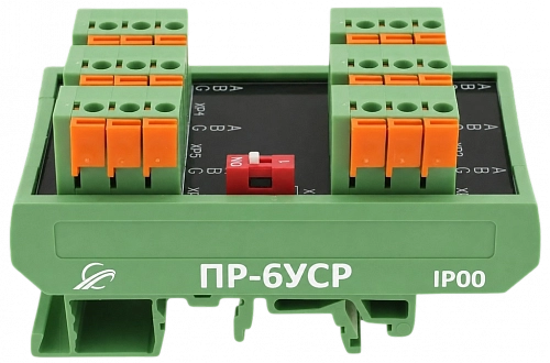 Разветвитель интерфейса RS-485 ПР-6УСР IP00 купить в интернет-магазине ООО «НТК Приборэнерго»